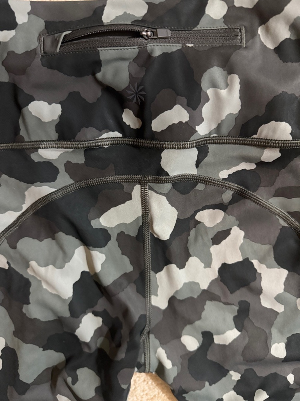Athleta Lightning Camo 7/8 tight Camouflage Women's Leggings size M - Picture 12 of 15